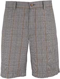 Greg Norman Glen Plaid Flat Front Golf Shorts - CLOSEOUTS