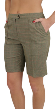 EP Pro Women's Grid Houndstooth Golf Shorts - CLEARANCE