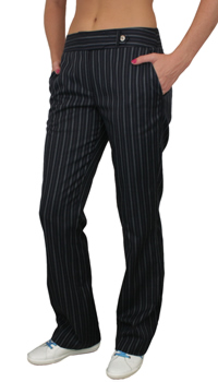 Sport Haley Women's Striped Full-Length Golf Pants - ON SALE!