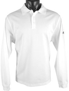 Adidas ClimaLite Stretch Pique Long Sleeve Golf Shirts - 09 CLOSEOUTS