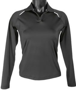 Adidas Women's ClimaCool Long Sleeve Piped Golf Polos - SOLD OUT FOREVER!