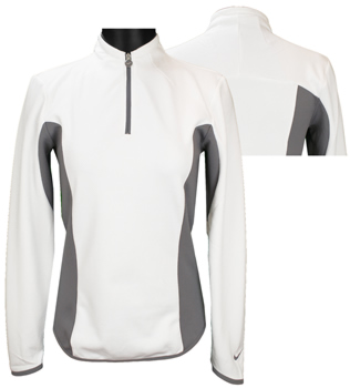 Nike Women's Dri-FIT Texture Half-Zip Long Sleeve Golf Shirts - CLEARANCE