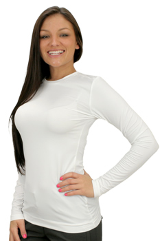 Nike Women's Dri-FIT Base Layer Crew Golf Shirts - CLOSEOUTS