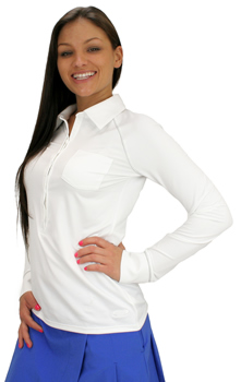 Oakley Women's Front Nine Long Sleeve Golf Shirts - CLEARANCE