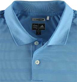 Adidas ClimaCool Textured Solid Jersey Golf Shirts - On Sale!