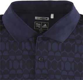 Adidas ClimaCool Oval Jacquard Golf Shirts - On Sale!