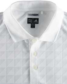 Adidas ClimaCool Textured Jacquard Golf Shirts
