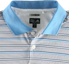Adidas ClimaCool Jersey Stripe Golf Shirts - On Sale!
