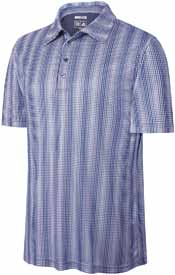 Adidas ClimaCool Gradient Check Print Golf Shirts