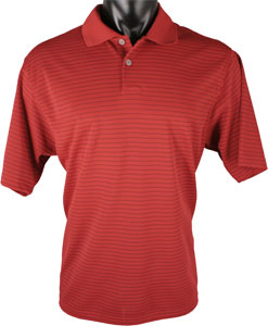 Adidas ClimaLite Stripe Golf Shirts - CLOSEOUTS