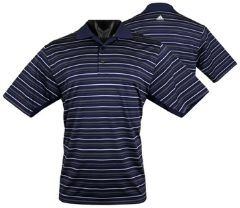 Adidas ClimaCool Merchandising Stripe Golf Shirts - CLOSEOUTS