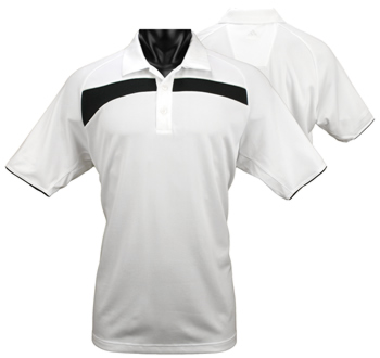 Adidas ClimaCool Graphic Color Block Piped Golf Shirts - CLEARANCE
