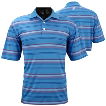 Adidas ClimaCool Merchandising Stripe Golf Shirts - CLEARANCE