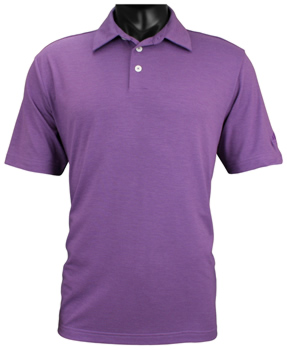 Adidas ClimaLite Heathered Solid Golf Shirts - CLEARANCE