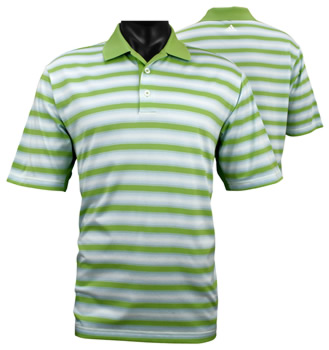 Adidas ClimaCool Soft Stripe Golf Shirts - CLEARANCE