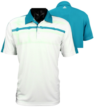Adidas ClimaCool Velocity Print Golf Shirts - CLEARANCE