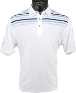 Ashworth Pima Soft Interlock Print Golf Shirts - CLEARANCE
