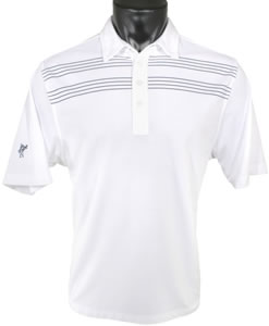 Ashworth Pima Soft Interlock Print Golf Shirts - CLEARANCE