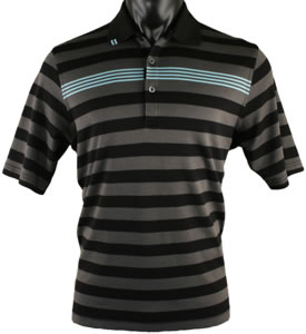 Ashworth EZ-Tech Interlock Stripe Golf Shirts - CLEARANCE
