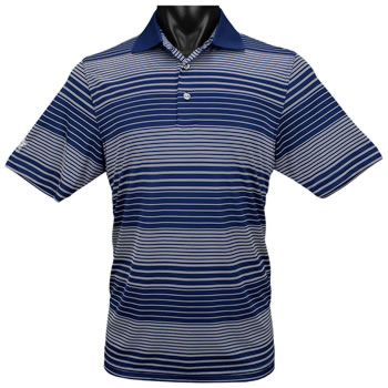 Ashworth Performance Ombre Stripe Golf Shirts - CLEARANCE
