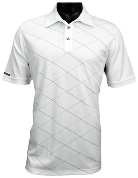Ashworth Performance Front Panel Print Golf Shirts - ON SALE!