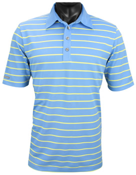 Ashworth Performance Stripe Golf Shirts - CLEARANCE