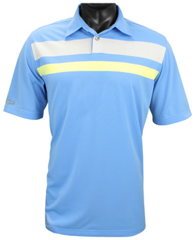 Ashworth Performance EZ-SOF Engineer Chest Stripe Golf Shirts - CLEARANCE