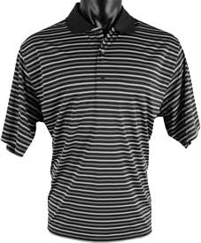 Greg Norman Performance Interlock Stripe Golf Shirts - ON SALE!
