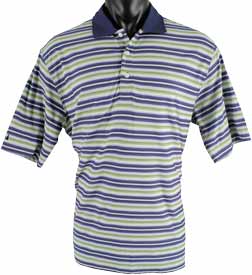 Greg Norman Performance UV Ombre Stripe Golf Shirts - ON SALE!