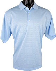 Greg Norman Firecliff Textured Solid Golf Shirts - CLOSEOUTS