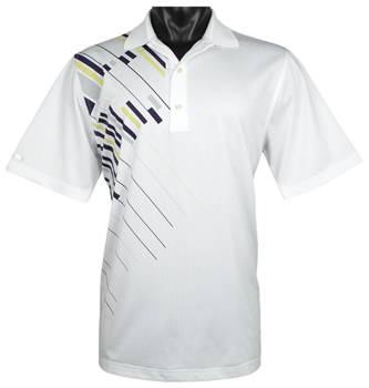 Greg Norman Imagery Print Golf Shirts - CLEARANCE