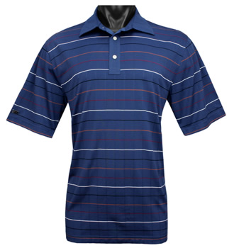 Greg Norman Golden Gate Multi-Stripe Golf Shirts - CLEARANCE