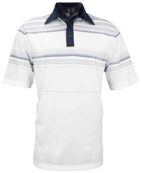 Greg Norman Casablanca Textured Golf Shirts - CLEARANCE