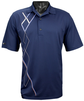 Greg Norman Buena Vista Print Golf Shirts - CLEARANCE
