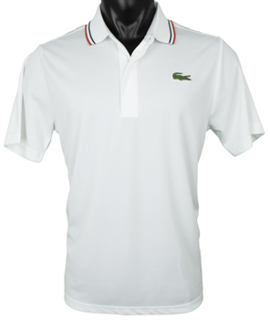 Lacoste Short Sleeve Solid Super Dry Golf Shirts with Tipping - ON SALE - HOLIDAY SPECIAL