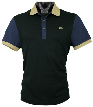 Lacoste Short Sleeve Colorblock Pique Golf Shirts - ON SALE - HOLIDAY SPECIAL
