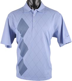 Nike Sphere Dry Argyle Print Golf Shirts