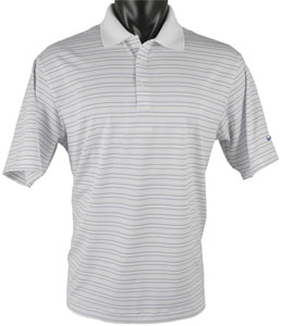 Nike Stretch Dri-FIT UV Stripe Golf Shirts - CLOSEOUTS