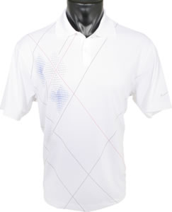 Nike Argyle Print Golf Shirts - ON SALE