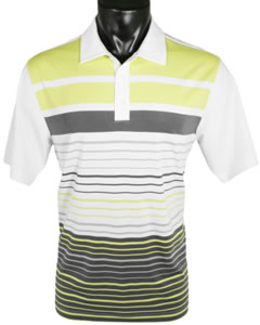 Nike Dri-Fit Stretch UV Bold Stripe Golf Shirts - ON SALE!