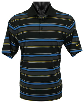 Nike Dri-FIT 1972 UV Stripe Golf Shirts - CLOSEOUTS