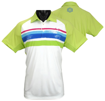 Puma Watercolor Stripe Golf Shirts - CLEARANCE