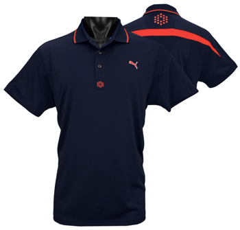 Puma Solid Jacquard Golf Shirts - CLEARANCE