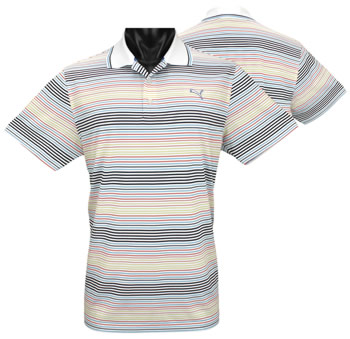 Puma Jacquard Stripe Golf Shirts - CLEARANCE