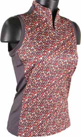 Adidas Women's ClimaCool Sleeveless Print Golf Mock - ON SALE!