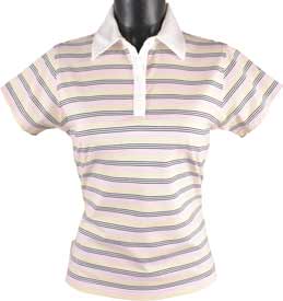 Adidas Women's ClimaLite Multi Stripe Jersey Golf Shirts - SOLD OUT FOREVER