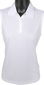 Adidas ClimaLite Sleeveless Women's Golf Shirts - CLEARANCE