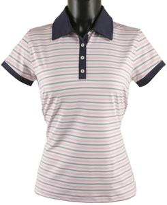 Adidas ClimaLite White Based Women's Golf Shirts - SOLD OUT FOREVER