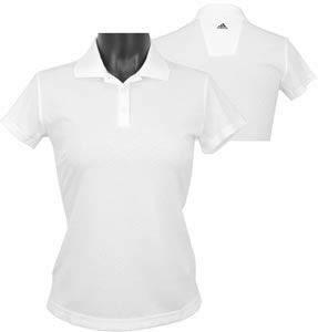 Adidas Women's ClimaCool Jacquard Golf Shirts - CLOSEOUTS