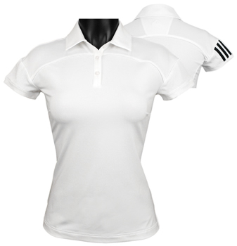 Adidas Women's ClimaCool 3-Stripes Golf Shirts - CLEARANCE